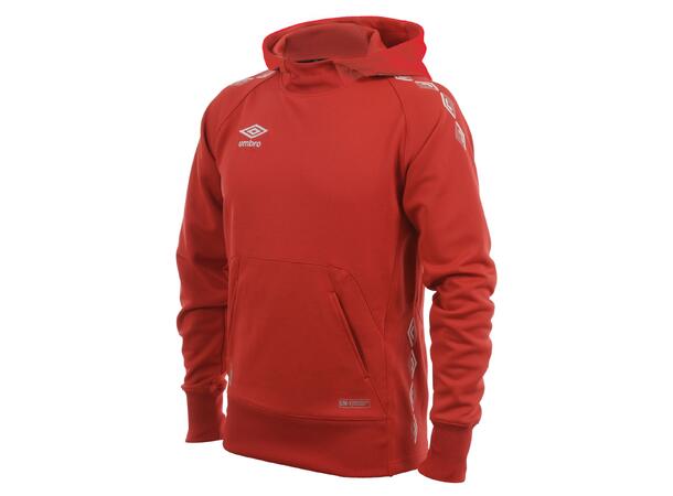 UMBRO UX-1 Hood Top Röd/Vit XL Träningströja med luva 